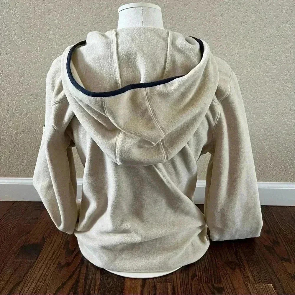 Pendleton Jacket Full Zip Cream Hooded Polyester … - image 3